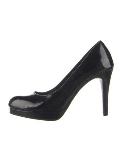 Pre-owned Christian Siriano Patent Leather Pumps In Black