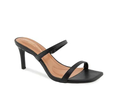 Christian Siriano Salin Sandal In Black