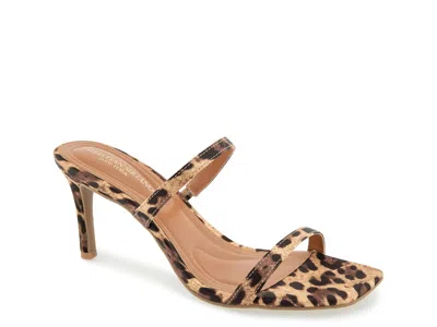 Christian Siriano Salin Sandal In Animal Print