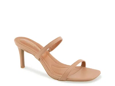 Christian Siriano Salin Sandal In Brown