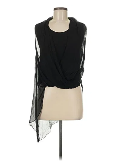 Pre-owned Christian Siriano Sleeveless T-shirt In Black