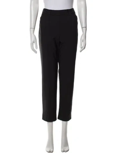Pre-owned Christian Siriano Straight Leg Pants In Blue
