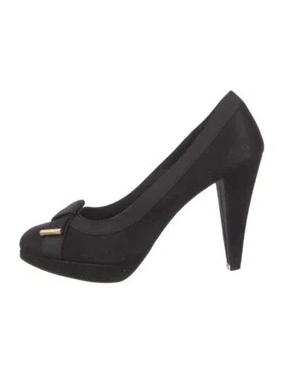 Pre-owned Christian Siriano Suede Pumps In Black