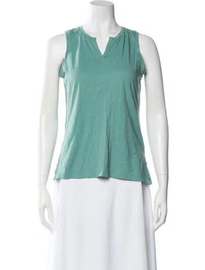 Pre-owned Christian Siriano V-neck Sleeveless Top In Multi
