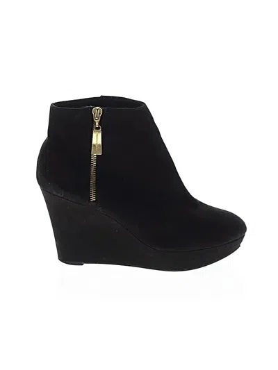 Pre-owned Christian Siriano Wedges In Black
