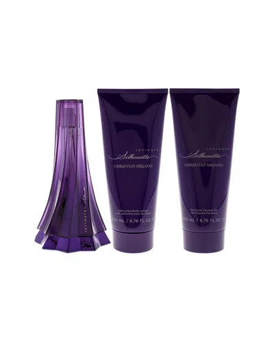 Christian Siriano Women's Silhouette Intimate 3pc Gift Set