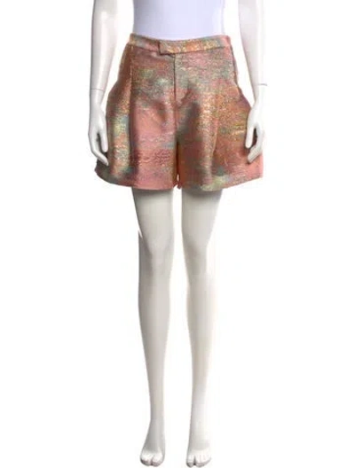 Pre-owned Christian Siriano Wool Mini Shorts In Pink