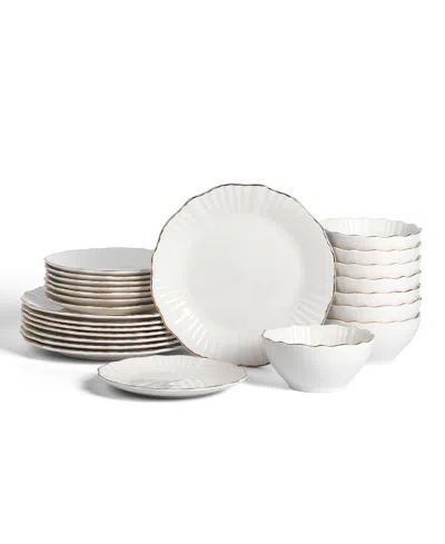 Christian Siriano Zinnia 24 Pc. Dinnerware Set, Service For 8 In Multi