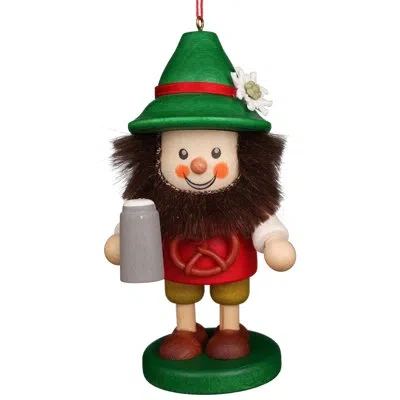 Christian Ulbricht Bavarian With Painted Wood Finish Hanging Figurine Ornament
