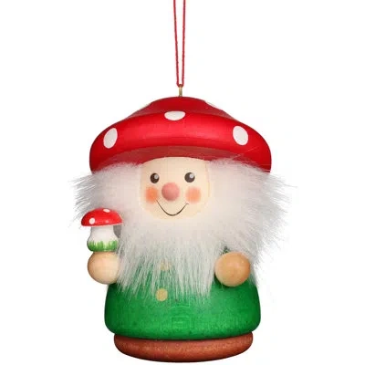 Christian Ulbricht Mushroom Man Christmas Ornament In Multi