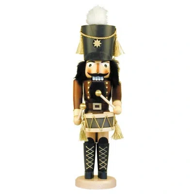 Christian Ulbricht Natural Wood Finish Drummer Nutcracker In Multi