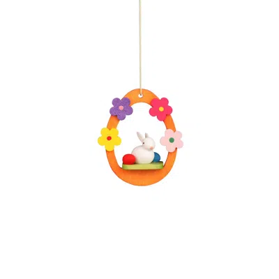 Christian Ulbricht Ornament - Rabbit In Egg In Multi