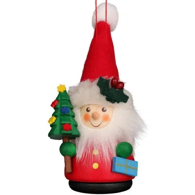 Christian Ulbricht Santa And Tree Hanging Figurine Ornament In Red