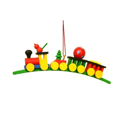 Christian Ulbricht Train On Arch Hanging Figurine Ornament