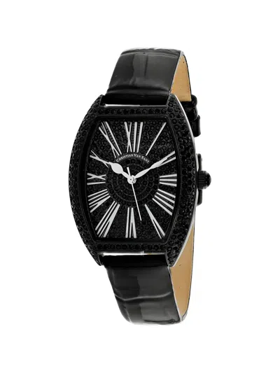 Christian Van Sant 36mm Chic Watch In Black