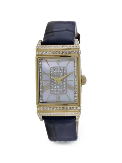 Christian Van Sant Amara Crystal-embellished 34mm Watch In Brown