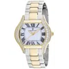 Christian Van Sant Bianca White Dial Ladies Watch Cv1834 In Two Tone  / Gold Tone / Mother Of Pearl / White / Yellow