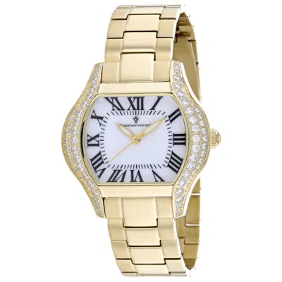 Christian Van Sant Bianca 34mm Watch In White