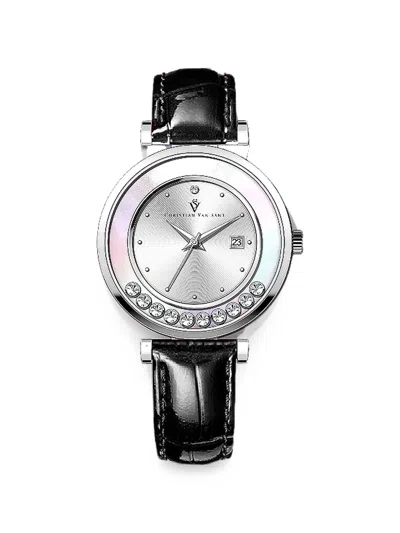 Christian Van Sant Bria 40mm Watch In Silver
