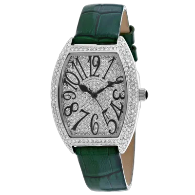 Christian Van Sant Crystal-embellished Watch In Multi