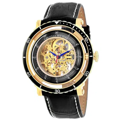 Christian Van Sant Dome 45mm Watch In Black