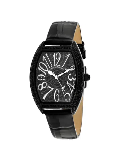 Christian Van Sant Elegant 41mm Watch In Black