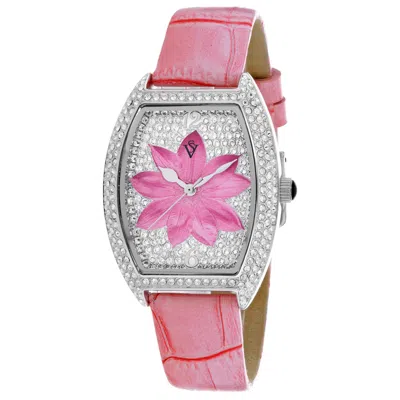 Christian Van Sant Women's Lotus Pink Dial Watch