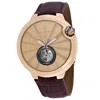 Christian Van Sant Men's Black Dial Watch In Black