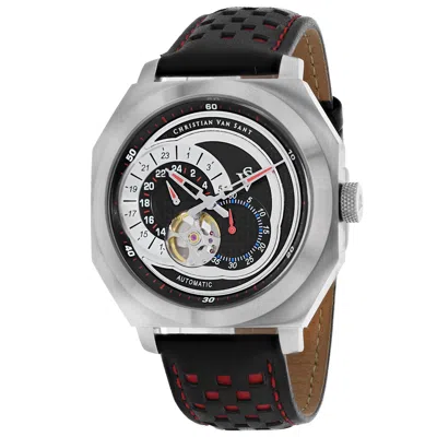 Christian Van Sant Men's Black Dial Watch