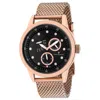 Christian Van Sant Men's Black Dial Watch In Black
