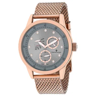 Christian Van Sant Men's Blue Dial Watch