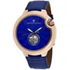 Christian Van Sant Cyclone Automatic Watch In Blue