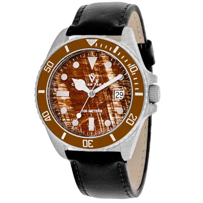 Christian Van Sant Men's Brown Dial Watch