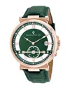 Christian Van Sant Men's Clepsydra Watch In Green