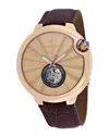 Christian Van Sant Cyclone Automatic Black Dial Mens Watch Cv0148