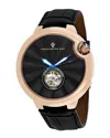Christian Van Sant Cyclone Automatic Black Dial Mens Watch Cv0147