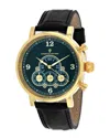 Christian Van Sant Dominion Chronograph Quartz Green Dial Men's Watch Cv0714