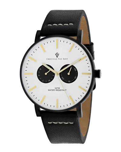 Christian Van Sant Men's Eterno Watch In Black