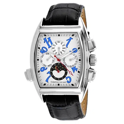 Christian Van Sant Men's Grandeur White Dial Watch