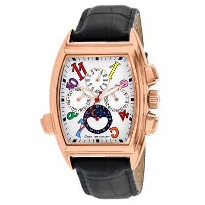 Christian Van Sant Men's Grandeur White Dial Watch