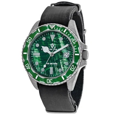 Christian Van Sant Men's Green Dial Watch