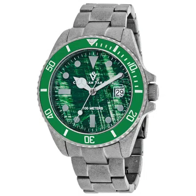 Christian Van Sant Men's Green Dial Watch