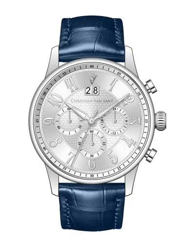 Christian Van Sant Heritage 42mm Watch In Green