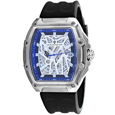Pre-owned Christian Van Sant Men's Odyssey White Dial Watch - Cv6191b