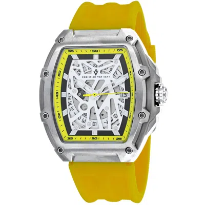 Christian Van Sant Odyssey 50mm Watch In Yellow