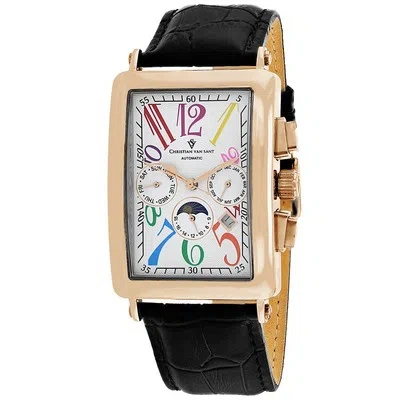 Pre-owned Christian Van Sant Men's Prodigy White Dial Watch - Cv9145