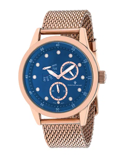 Christian Van Sant Men's Rio Watch In Gold