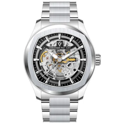 Christian Van Sant Men's Romeo Black Dial Watch