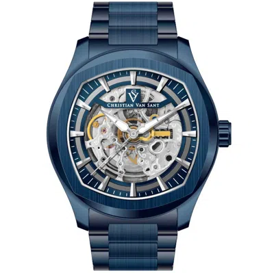 Christian Van Sant Romeo 42mm Watch In Gold