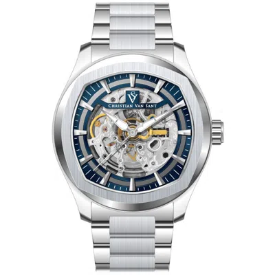 Christian Van Sant Men's Romeo Blue Dial Watch